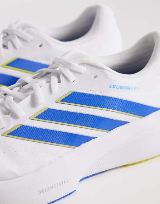 adidas Running – Supernova Rise 3 – Sneaker in Weiß, Blau und Gelb, 4 von 5