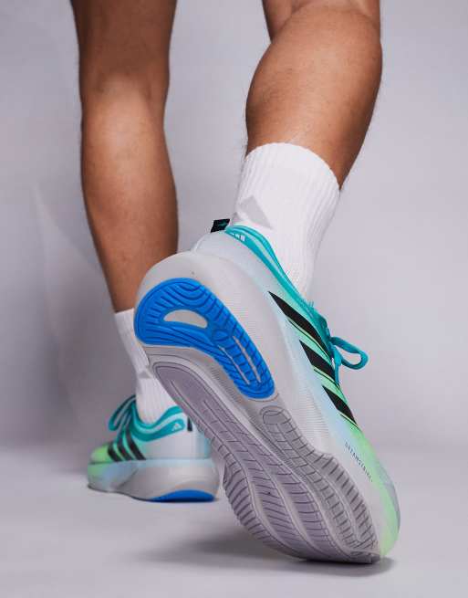 adidas Running - Supernova Rise 3 - Sneakers in grijs, groen en blauw, 4 van 5