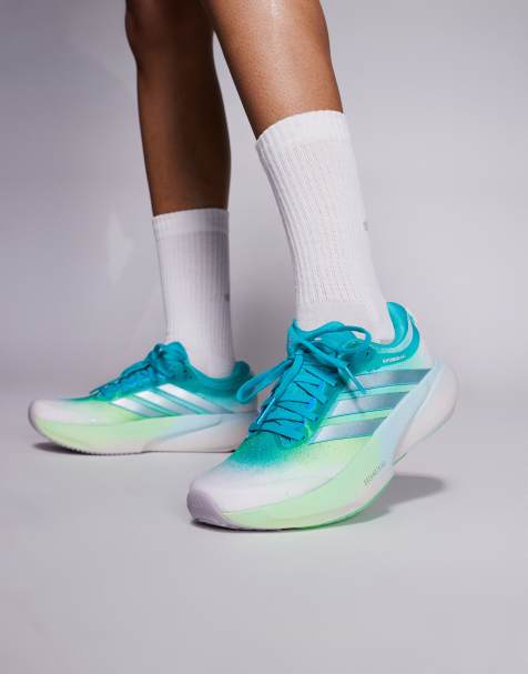 adidas Running – Supernova Rise 3 – Srebrno-niebieskie buty sportowe - view 1