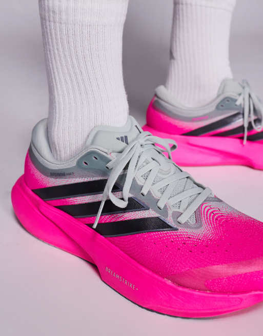 adidas Running – Supernova Rise 3 – Szaro-różowe buty sportowe, 4 z 5