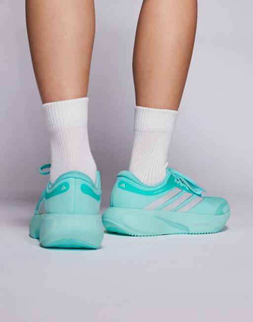 adidas Running Supernova Rise 3 trainers in aqua and silver, 4 of 5