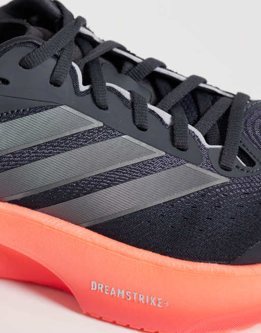 adidas Running Supernova Rise 3 trainers in black and red fade, 3 of 5