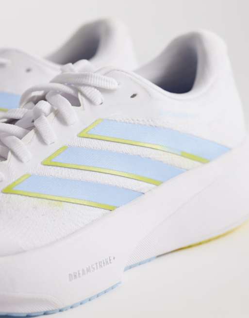 adidas Running Supernova Rise 3 trainers in white and blue, 4 of 5