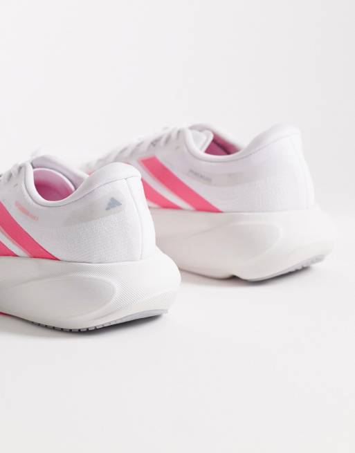 adidas Running Supernova Rise 3 trainers in white and pink, 2 of 5