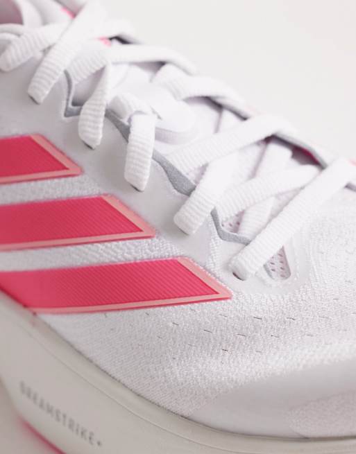 adidas Running Supernova Rise 3 trainers in white and pink, 4 of 5