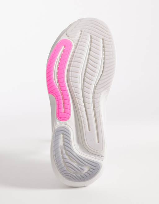 adidas Running Supernova Rise 3 trainers in white and pink, 5 of 5