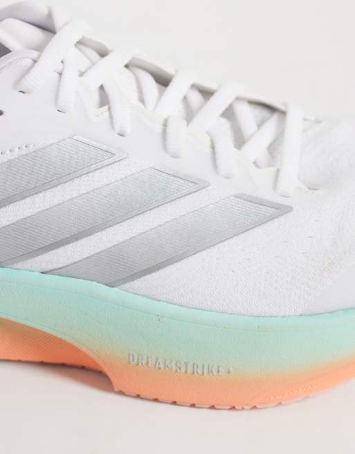 adidas Running Supernova Rise 3 trainers in white with blue orange fade, 5 of 5