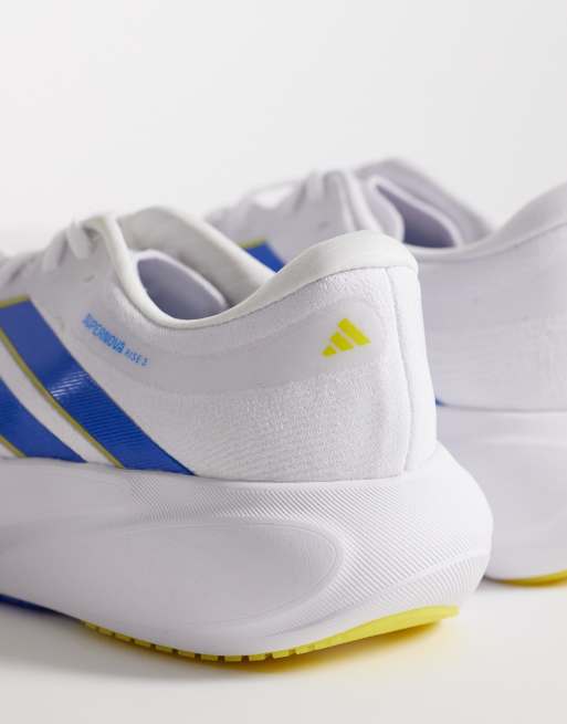 adidas – Running – Supernova Rise 3 – Vita, blå och gula löparskor, 2 av 5