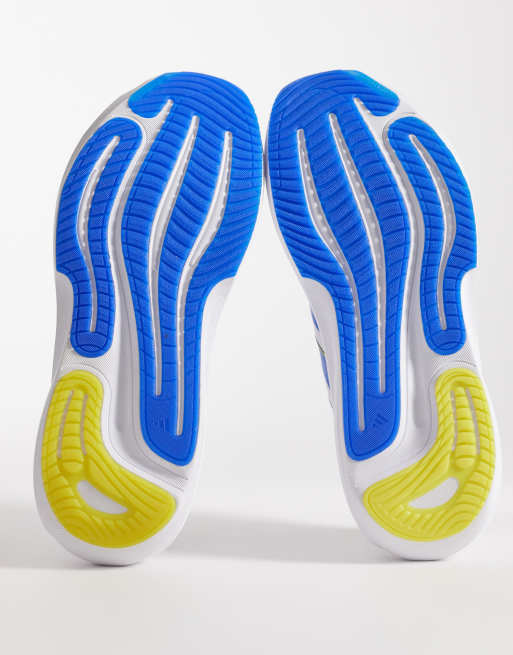 adidas – Running – Supernova Rise 3 – Vita, blå och gula löparskor, 5 av 5
