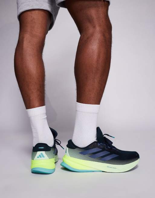 adidas Running - Supernova Rise ATR - Baskets - Noir, bleu marine et jaune, 2 de 5
