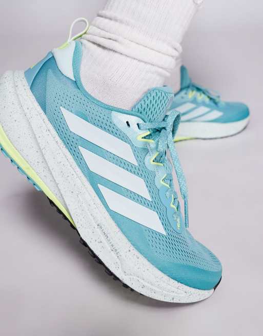 adidas Running - Supernova Rise ATR - Blågrønne og gule sneakers, 3 af 5