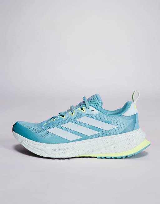 adidas Running - Supernova Rise ATR - Blågrønne og gule sneakers, 4 af 5