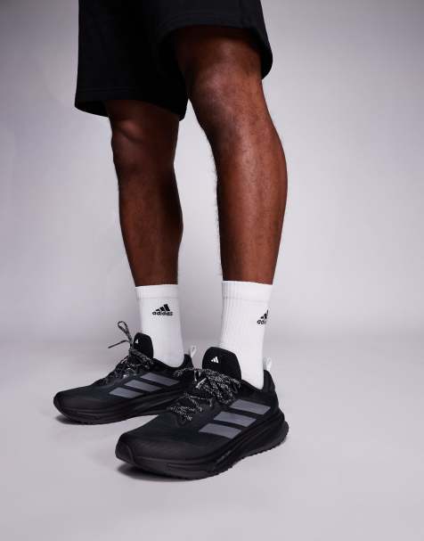 adidas Running Supernova Rise ATR in black and metallic silver - view 1