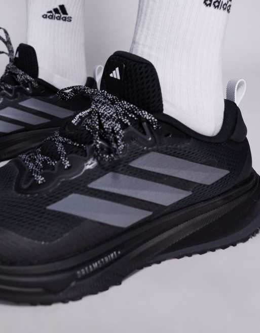 adidas Running Supernova Rise ATR in black and metallic silver, 2 of 5