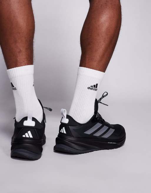 adidas Running Supernova Rise ATR in black and metallic silver, 3 of 5