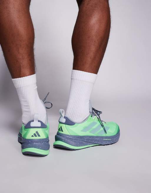 adidas Running Supernova Rise ATR in lime and silver, 3 of 5