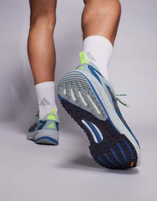 adidas Running Supernova Rise ATR trainers in sage and yellow, 4 of 5