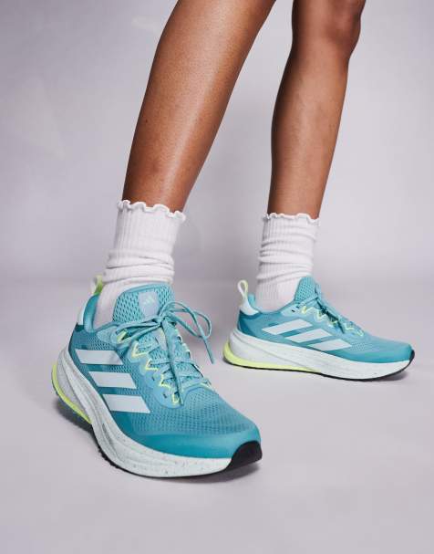 adidas Running Supernova Rise ATR trainers in teal and yellow - view 1