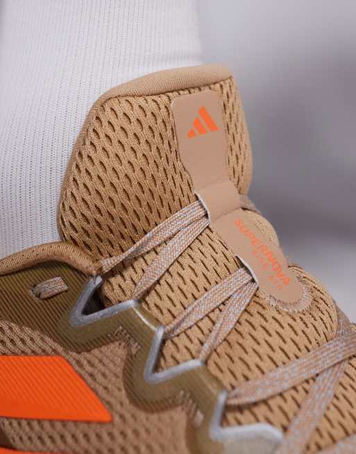 adidas Running - Supernova Rise - Sneakers in bruin en oranje, 3 van 5