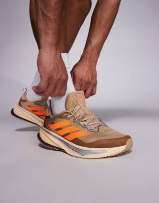 adidas Running Supernova Rise trainers in brown and orange | ASOS