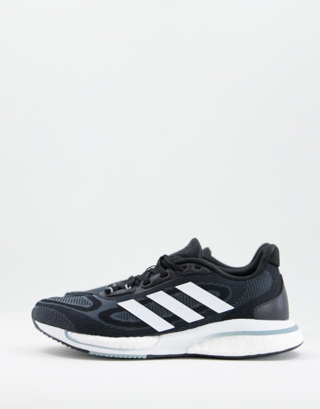 adidas Running Supernova + sneakers in black