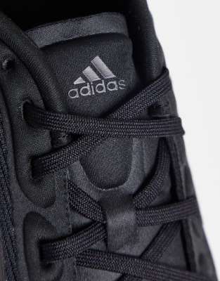 plain black trainers adidas
