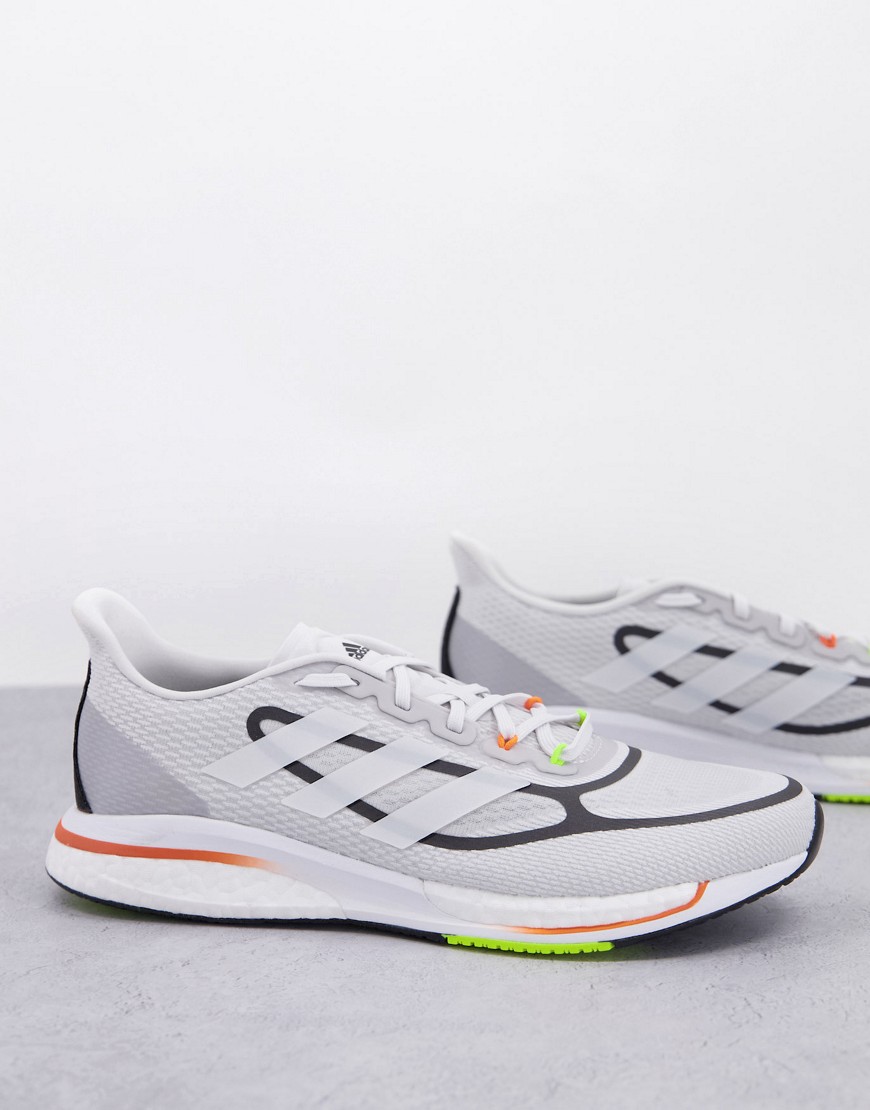 adidas Running Supernova + sneakers in light gray-Grey