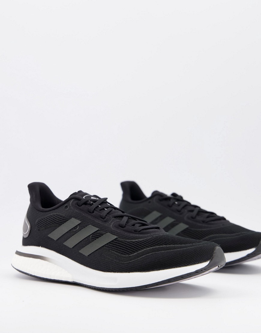 adidas Running - Supernova - Sneakers in zwart en wit