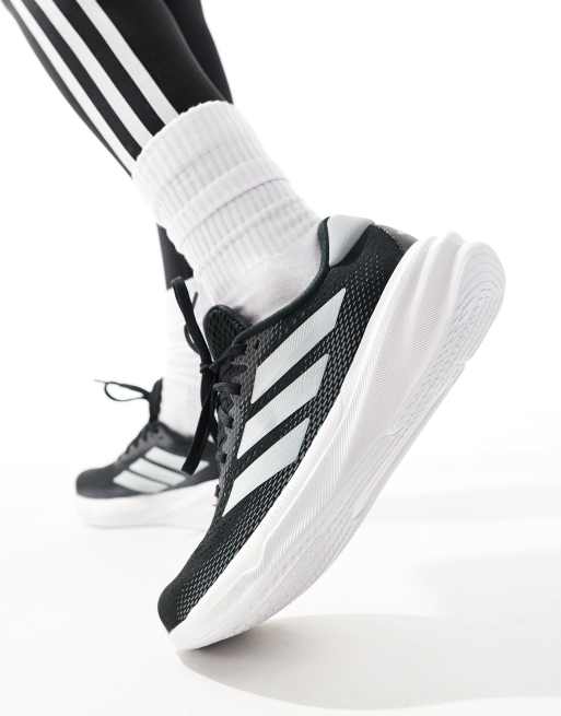 adidas Running Supernova Stride 2 in black grey and white, 3 of 5