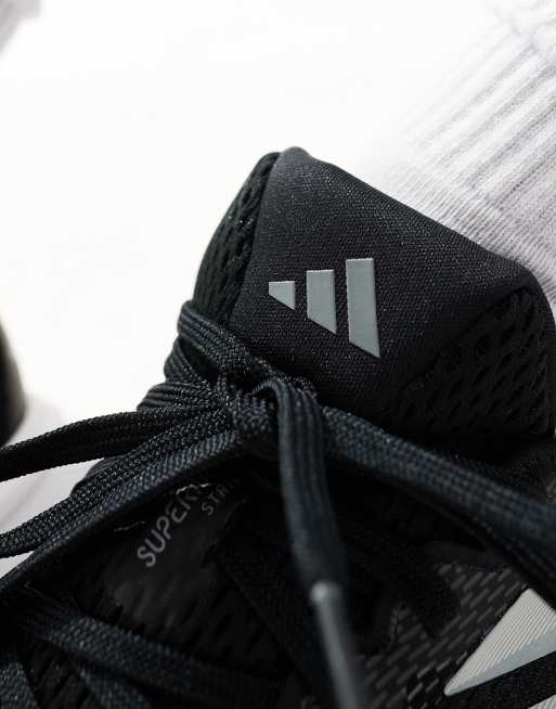 adidas Running Supernova Stride 2 in black grey and white, 4 of 5