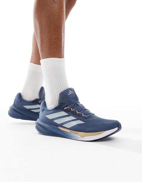 adidas - Running Supernova Stride 2 - Sneakers color inchiostro preloved / bianco nuvola - view 1