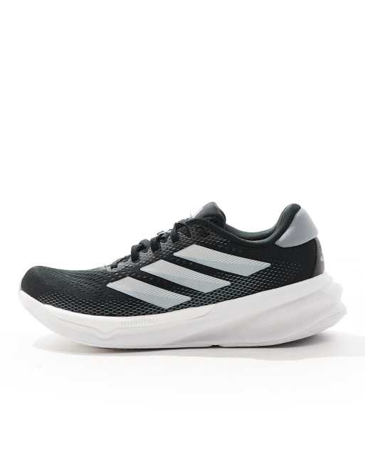 adidas Running Supernova Stride 2 trainers in black grey and white, 2 of 5