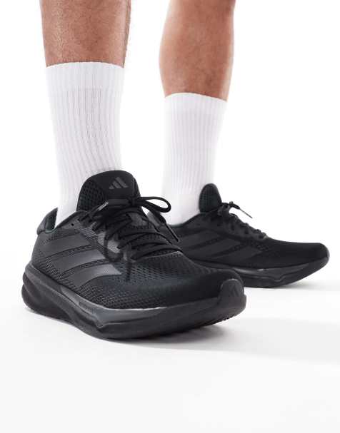 adidas Running Supernova stride 2 trainers in black - view 1