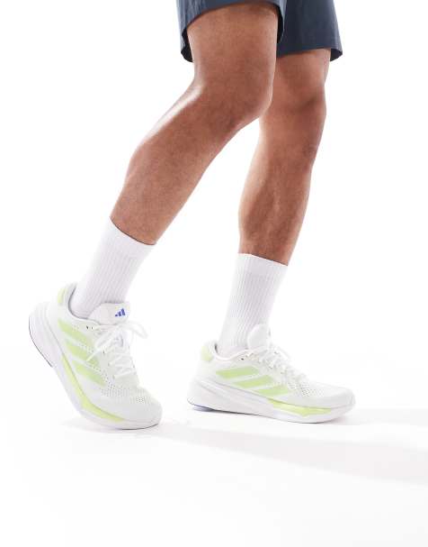 adidas Running Supernova Stride 2 trainers in white and lime - view 1