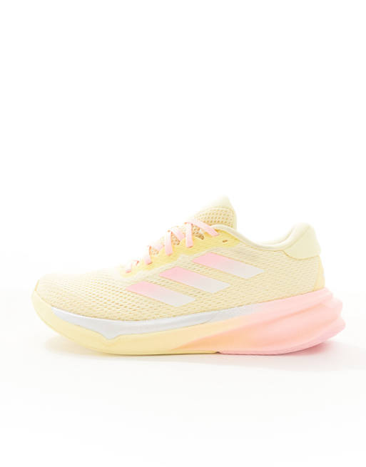 adidas – Running Supernova Stride – Gula och rosa träningsskor, 3 av 5