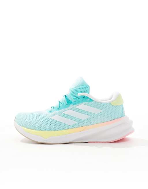 adidas gazelle silver green womens Supernova Stride 2 Neutral Running Shoe Women-Turquoise,Silver  Running  Point