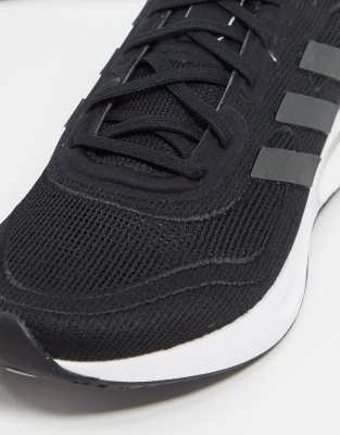 adidas running supernova trainers in black