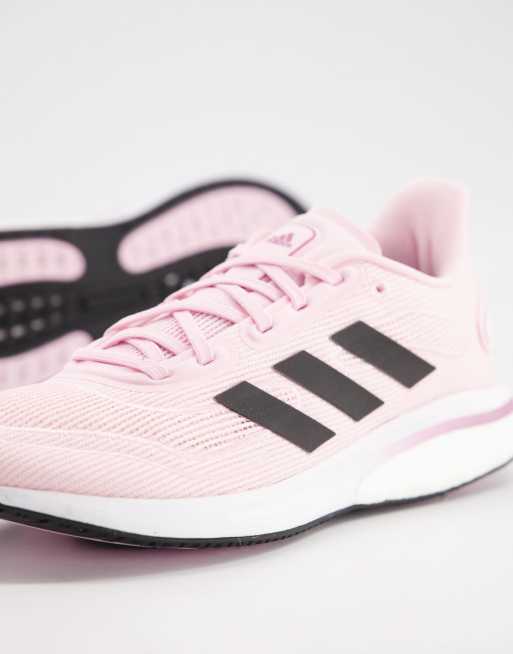 Pale pink hot sale adidas trainers