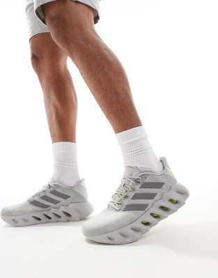 adidas Running Switch FWD 2 trainers in white and green-Grey