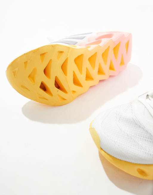 adidas Running Switch FWD 2 trainers in white and orange, 4 of 5