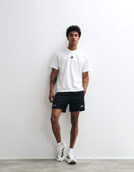 adidas Running - T-shirt avec imprimé Evo au dos - Blanc, 3 de 5