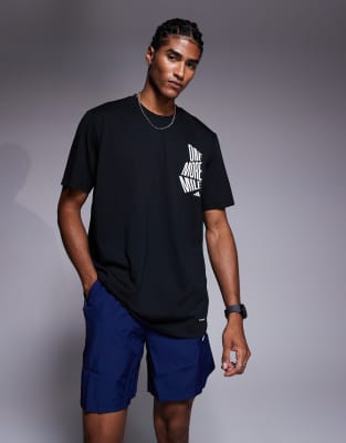 adidas Running - T-shirt avec imprimé One More Mile - Noir