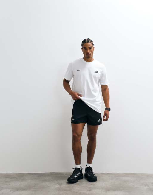 adidas Running – T-Shirt in Weiß mit Rückenprint, 5 von 5
