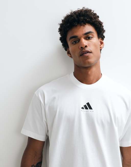 adidas Running t-shirt with evo back print in white, 2 of 5