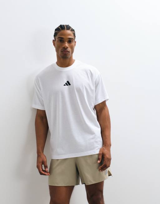 adidas Running t-shirt with state of mind back print in white, 2 of 5