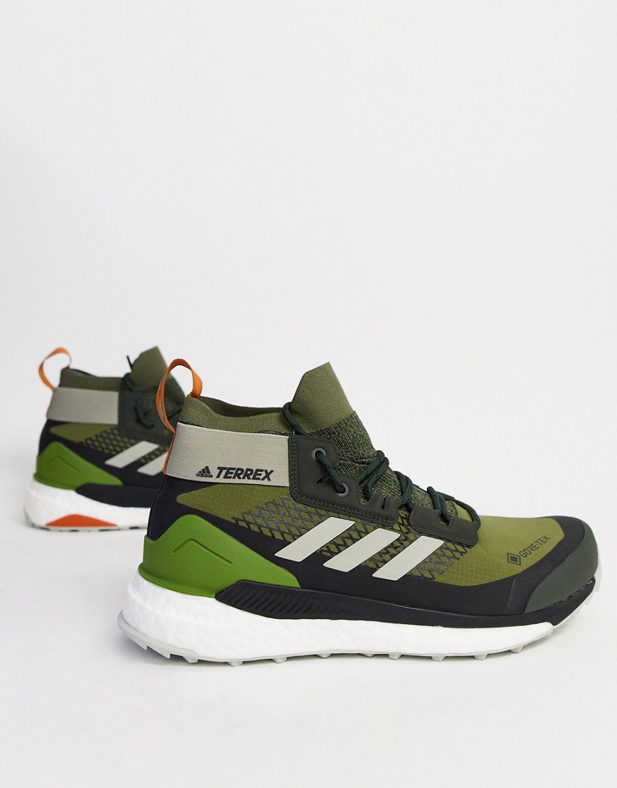 Adidas Running terrex free hiker boost trainers in green