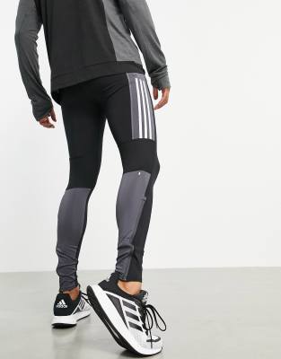 adidas black and white tights