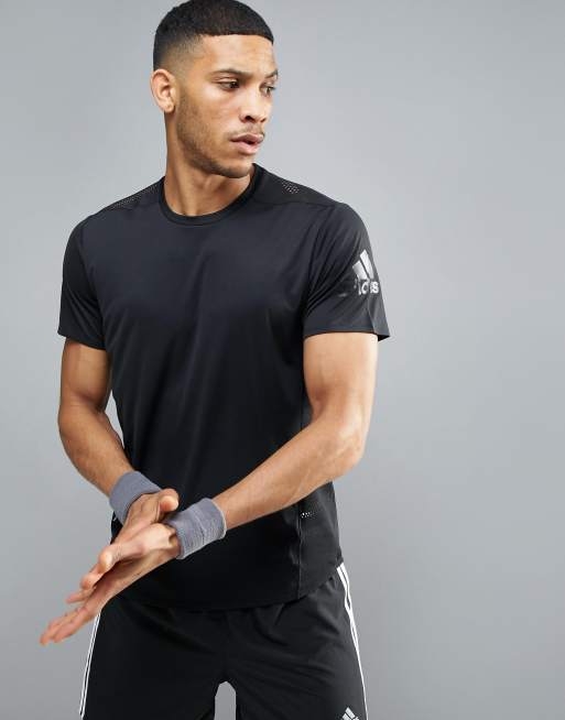 Adidas Running tko T Shirt voor hardlopen in zwart bq2193 ASOS