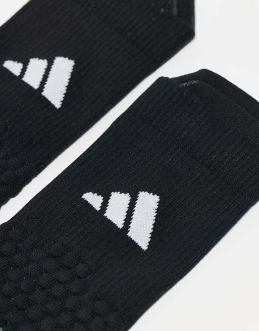 Calze Nere Adidas Alphaskin Calze Calze In Maglia Imbottite Adidas Grip  Performance Nere ADIDAS