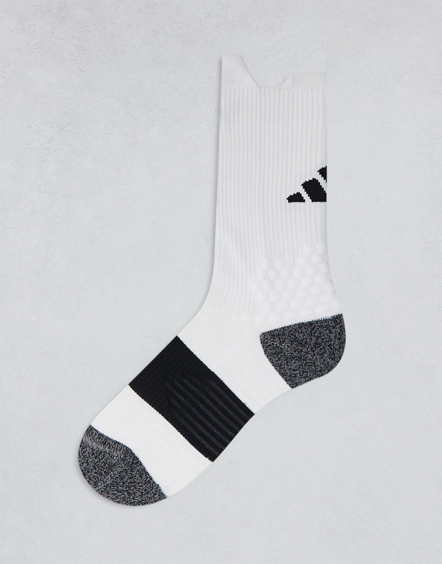 adidas Running UBP23 socks in white and black-Multi
